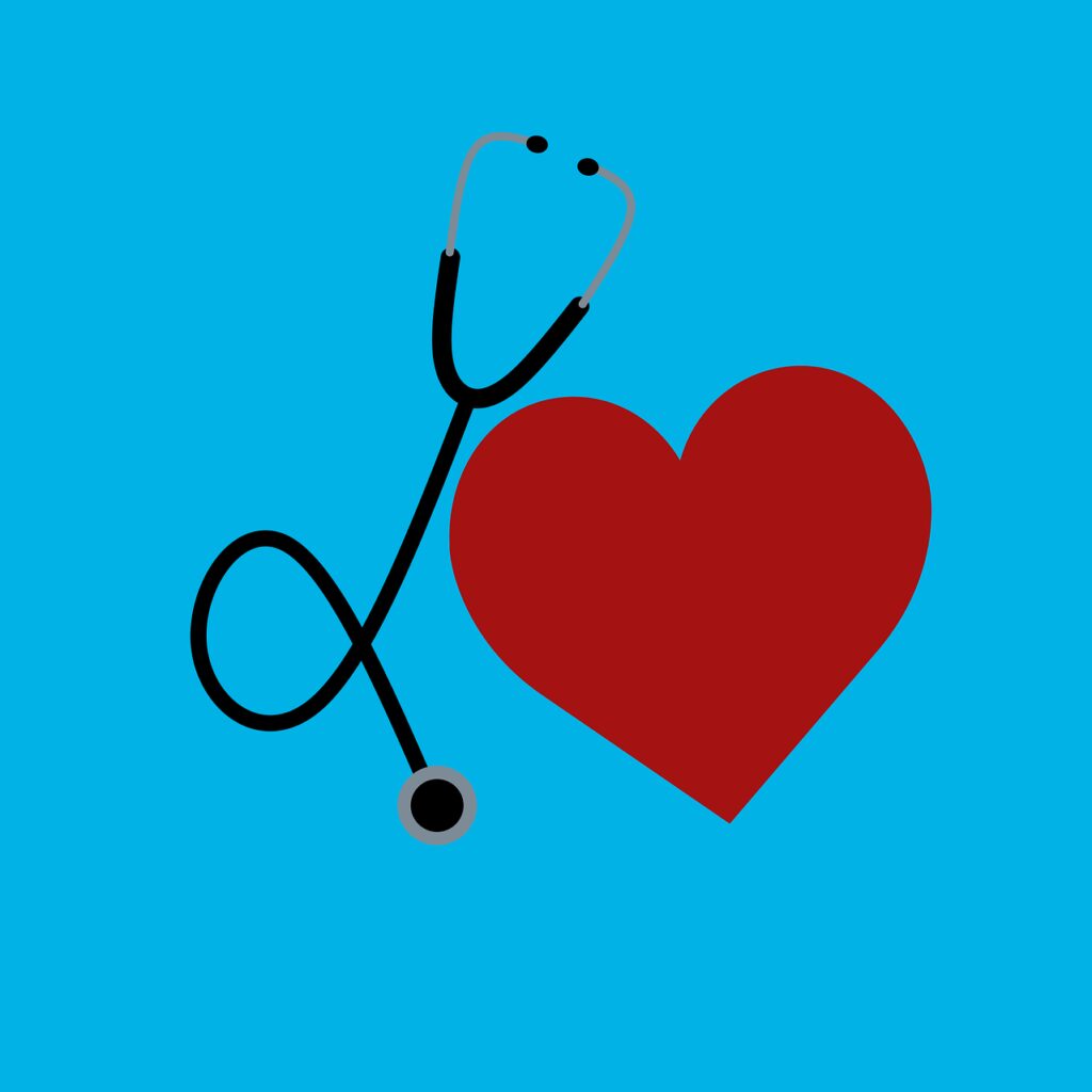 heart, medical, stethoscope